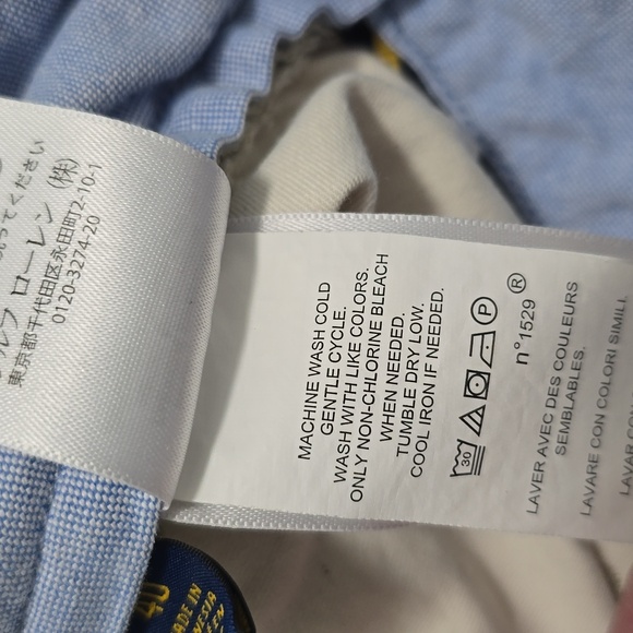 Polo by Ralph Lauren Mens Size 40 Beige Flat Front Shorts - Picture 13 of 13